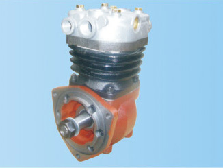 Компрессор воздушный 1-цилиндровый (конус 25-30mm) WP10/WD618 SHAANXI 61800130043 (612600130386)